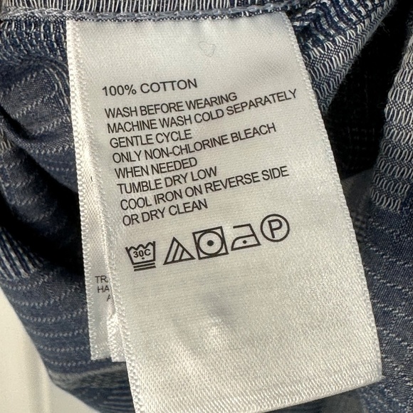 Tommy Bahama Men's Paradise Patchwork Long-Sleeve Shirt EUC - Picture 6 of 6